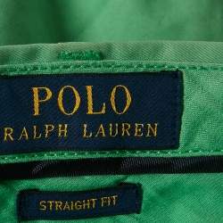 Pre Owned Polo Ralph Lauren Green Cotton Chino Shorts L