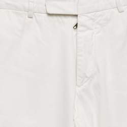 Pre Owned Polo Ralph Lauren White Preppy Fit Tailored Pants S
