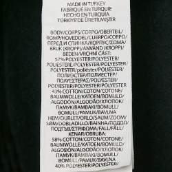 Pre Owned Polo Ralph Lauren Black Cotton Blend Knit Trackpants S 