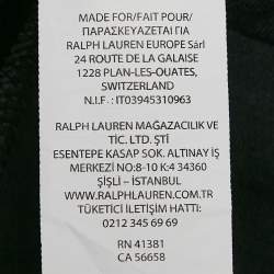 Pre Owned Polo Ralph Lauren Black Cotton Blend Knit Trackpants S 