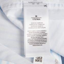 Pre Owned Polo Ralph Lauren Polo Blue Bear Print Cotton Shirt and Shorts Set M