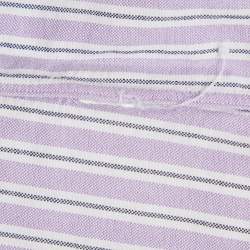 Pre Owned Polo Ralph Lauren Purple Stripe Cotton Button Down Shirt XXL