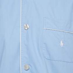 Polo Ralph Lauren Blue Cotton Shirt and Shorts M