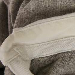 Pre Owned Polo Ralph Lauren Grey Cotton The Iconic Rugby Shirt XL