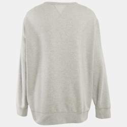 Pre Owned Polo Ralph Lauren Grey Cotton Blend Crew Neck Sweatshirt XXL