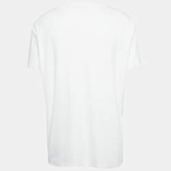 Pre Owned Polo Ralph Lauren White Cotton Crew Neck T-Shirt XXL