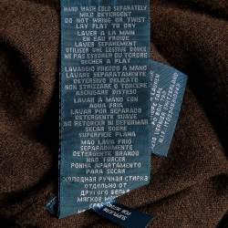 Pre Owned Polo Ralph Lauren Brown Merino Wool Turtle Neck Sweater M