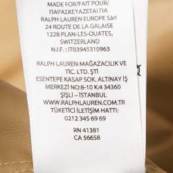 Polo Ralph Lauren Beige Cotton Blend Coat XL