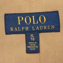 Polo Ralph Lauren Beige Cotton Blend Coat XL