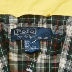 Polo Ralph Lauren Yellow Cotton Zip-Up Jacket XXL