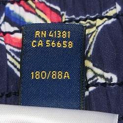 Pre Owned Polo Ralph Lauren Navy Blue Printed Swim Briefs L