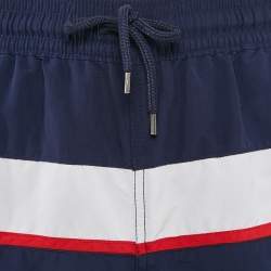 Polo Ralph Lauren Navy Blue Printed Nylon Swim Shorts S