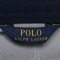 Polo Ralph Lauren Navy Blue Printed Nylon Swim Shorts S