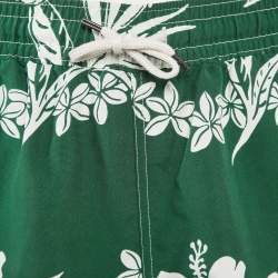 Polo Ralph Lauren Green Floral Print Synthetic Swim Shorts S