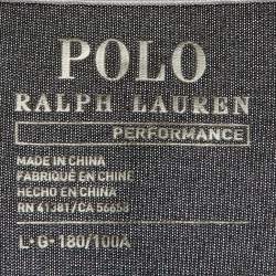 مملوكة مسبقًا Polo Ralph Lauren Green Camouflage Polyester Crew Neck T-Shirt L