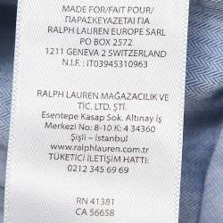 Pre Owned Polo Ralph Lauren Beige Gabardine Cotton Pants XL