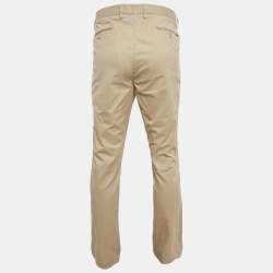 Pre Owned Polo Ralph Lauren Beige Gabardine Cotton Pants XL