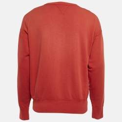 Polo Ralph Lauren Red Printed Vintage Fit Crew Neck Sweatshirt M