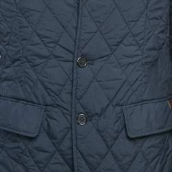 Polo Ralph Lauren Navy Blue Synthetic Quilted Jacket S