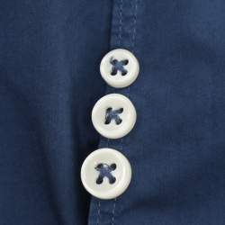Polo Ralph Lauren Blue Cotton Button Front Shirt XL