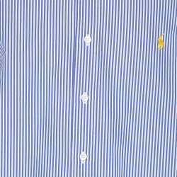 Polo Ralph Lauren Blue/White Striped Cotton Button Front Shirt XL