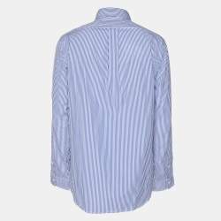 Polo Ralph Lauren Blue/White Striped Cotton Button Front Shirt XL