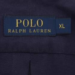 Polo Ralph Lauren Blue Cotton Button Front Shirt XL