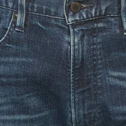 Pre Owned بنطلون جينز بولو رالف لورين دنيم أزرق بملمس متدهور مقاس كبير - الخصر 34"