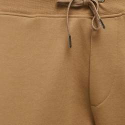Pre Owned Polo Ralph Lauren Dark Beige Cotton Blend Knit Joggers M