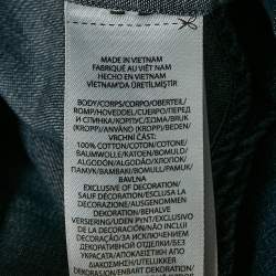 Pre Owned Polo Ralph Lauren Denim Blue Button Down Oversized Shirt L