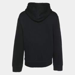 Pre Owned Polo Ralph Lauren Dark Grey Cotton Knit Zip Hoodie XXL