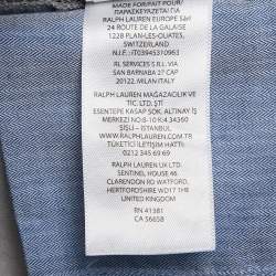 Pre Owned Polo Ralph Lauren Grey Cotton Stretch Slim Fit Trousers XL Waist 36"