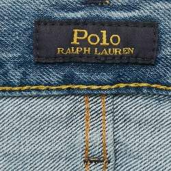 Pre Owned Polo Ralph Lauren Blue Faded Denim The Sullivan Slim Jeans XL Waist 36"