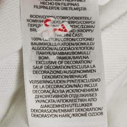 Polo Ralph Lauren White Track and Field Print Pique Polo T-Shirt XS