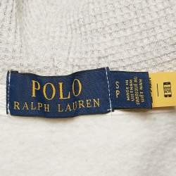 Polo Ralph Lauren Grey Cotton Zip-Up Jacket S