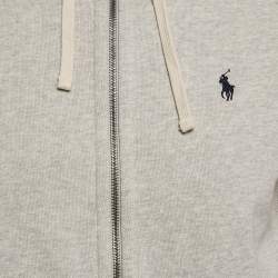 Polo Ralph Lauren Grey Cotton Zip-Up Jacket S