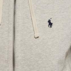 Polo Ralph Lauren Grey Cotton Zip-Up Jacket S