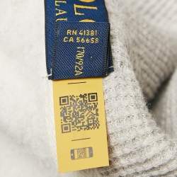 Polo Ralph Lauren Grey Cotton Zip-Up Jacket S