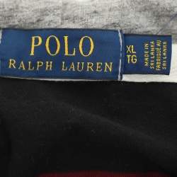 Pre Owned Polo Ralph Lauren Multicolor Stripe Cotton Hoodie XL