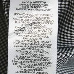 Polo Ralph Lauren Black/White Checks Cotton Classic Fit Shirt XXL