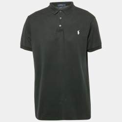 Polo Ralph Lauren Black Cotton Slim Fit Polo T-Shirt XL