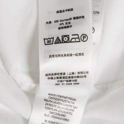 Polo Ralph Lauren White Synthetic Button Front Long Sleeve Shirt XXL
