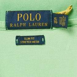 Ralph Lauren Green Cotton Pique Polo T-Shirt XL