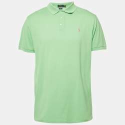 Ralph Lauren Green Cotton Pique Polo T-Shirt XL