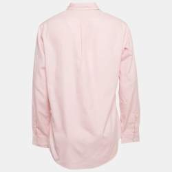 Ralph Lauren Pink Cotton Button Front Shirt L
