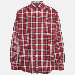 Polo Ralph Lauren Red Flannel Cotton Classic Fit Button Down Shirt XXL