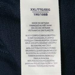 Polo Ralph Lauren Blue Logo Print Jersey Crewneck T-Shirt XXL