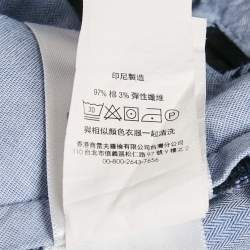 Pre Owned Polo Ralph Lauren Blue Cotton Stretch Slim Fit Trousers XL