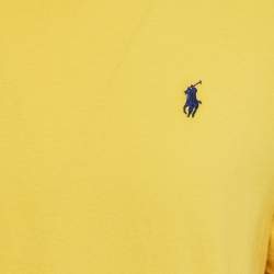 Ralph Lauren Yellow Cotton Jersey  T-Shirt XL