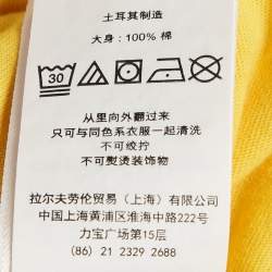 Ralph Lauren Yellow Cotton Jersey  T-Shirt XL